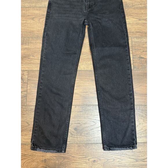Free People We The Free Revolve Dakota Straight Leg Jean Black Size 25 - Picture 4 of 9